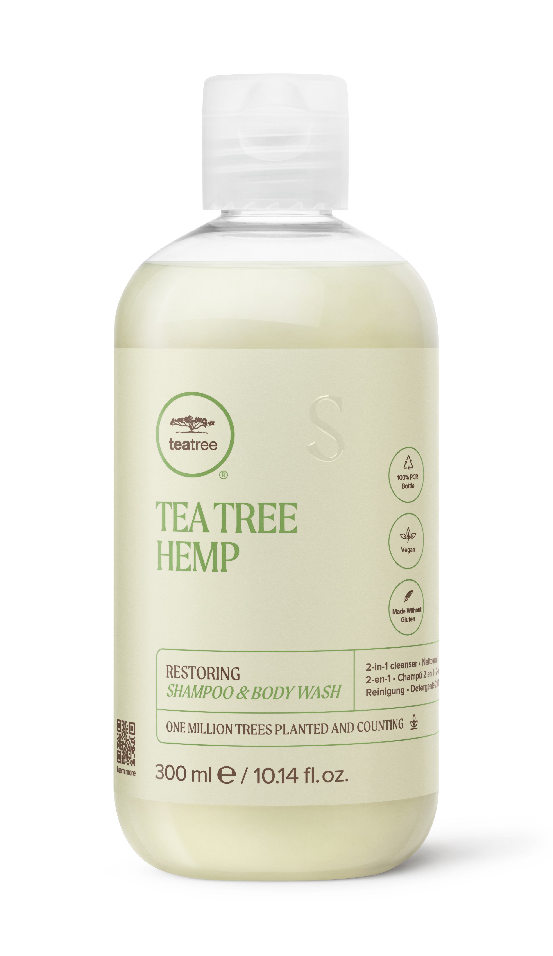Tea Tree Hemp obnovujúci šampón a telové mlieko