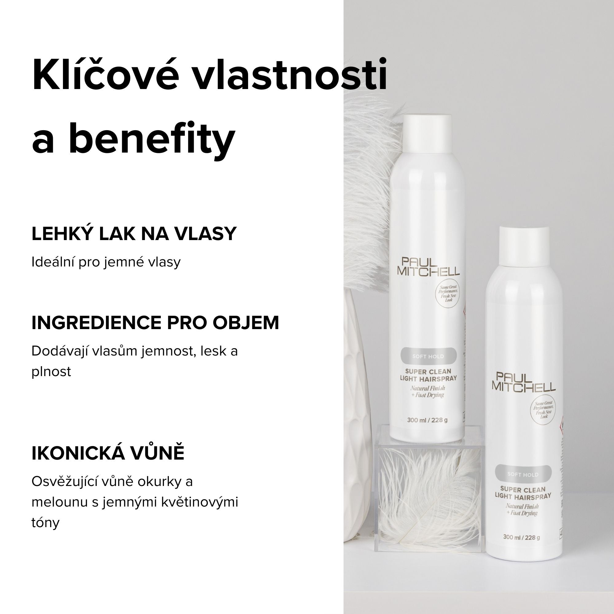 Super clean light hairspray benefity